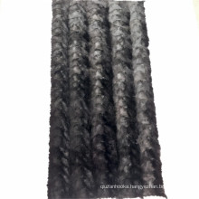 Wholesale natural black 120x60cm animal fur Paw Mink Piece Plate